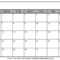 Printable Blank Calendar | Dream Calendars Inside Blank One Month Calendar Template