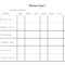 Printable Blank Chore Chart Template – Wovensheet.co Inside Blank Reward Chart Template