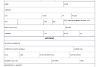 Printable Blank Police Report Forms - Fill Online, Printable with Blank Police Report Template