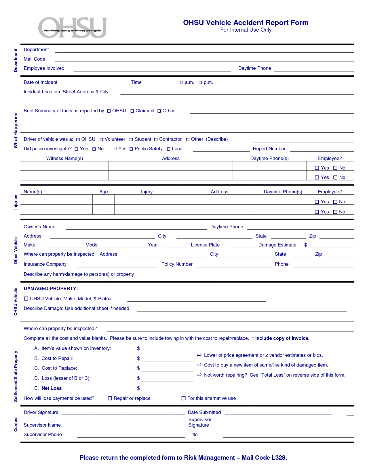 Printable Doc Accident Report Template Pdf Throughout Police Report Template Pdf