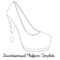 Printable High Heel Stencil Best Photos Of <B>High Heel Throughout High Heel Shoe Template For Card