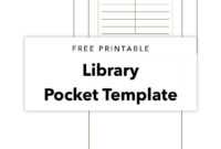Printable Library Card Template - Free Download | Templates intended for Library Catalog Card Template