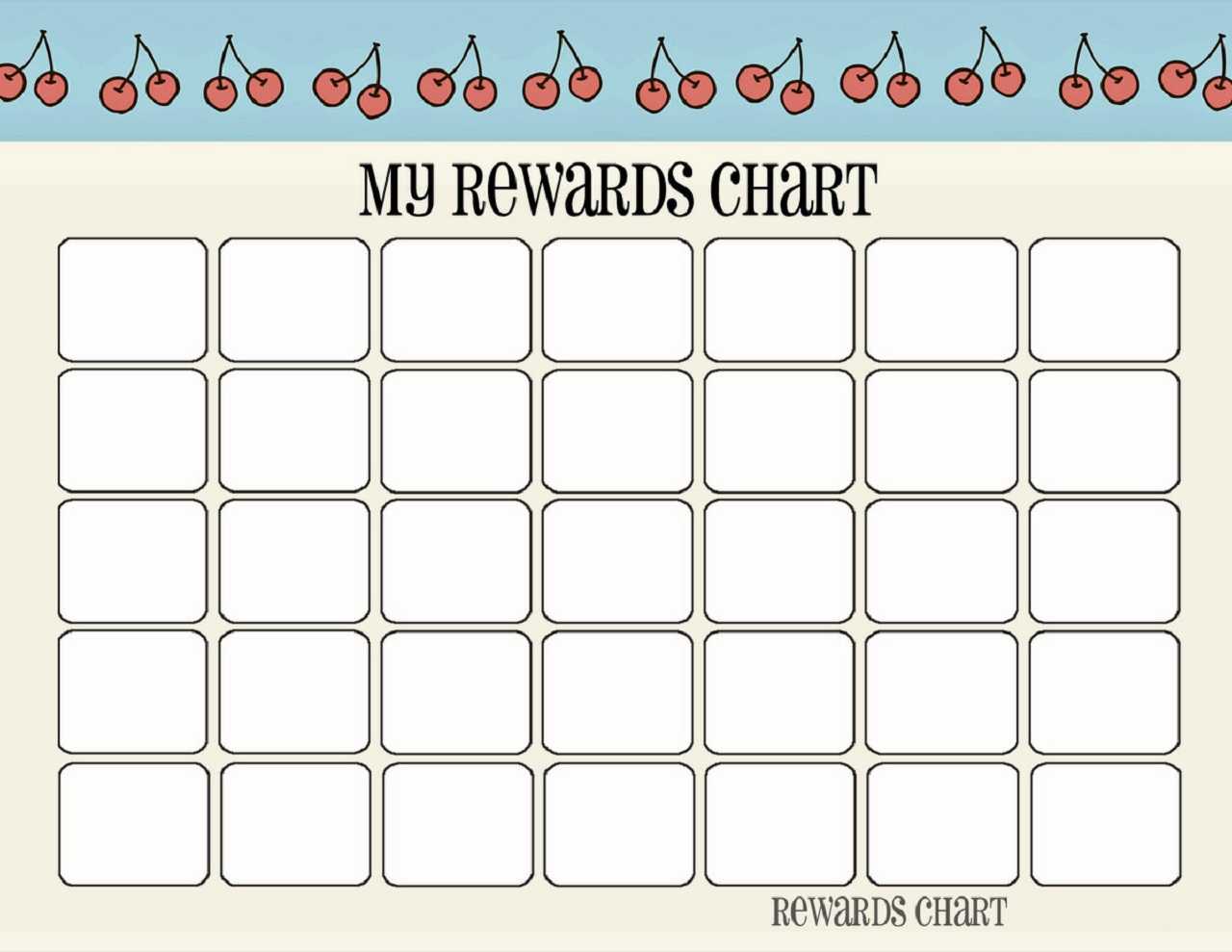 Printable Reward Chart Template | Activity Shelter Regarding Blank Reward Chart Template