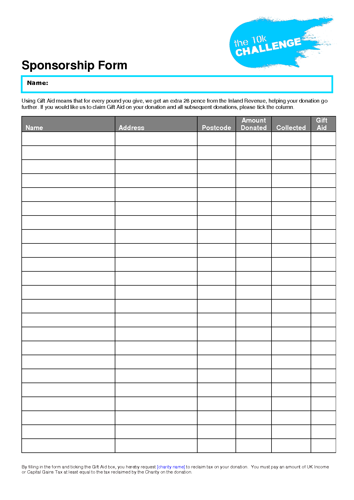 Printable Sponsor Forms Staff Leave Application Form Pertaining To Blank Sponsor Form Template Free