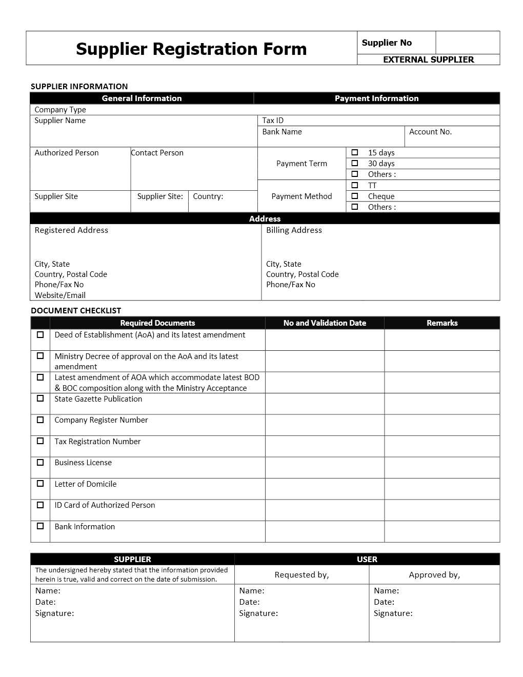 Printable Vendor Stration Form Template Student Word Camp Pertaining To Camp Registration Form Template Word