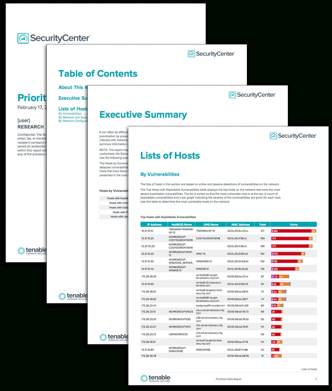 Prioritize Hosts Report – Sc Report Template | Tenable® For Nessus Report Templates