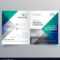 Professional Blue Bi Fold Brochure Template Design Throughout Professional Brochure Design Templates