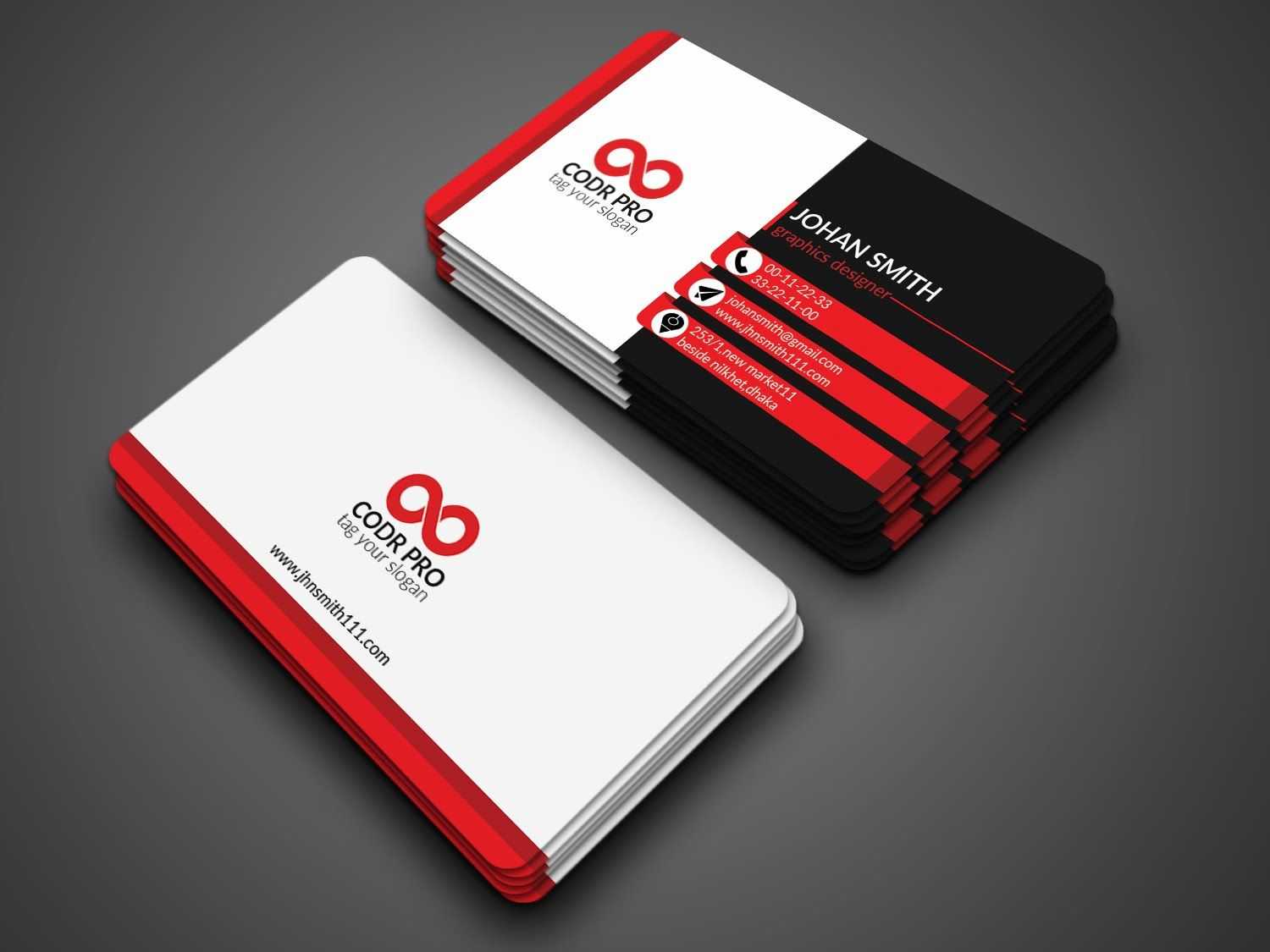 Professional Business Card Design In Photoshop Cs6 Tutorial Within Photoshop Cs6 Business Card Template