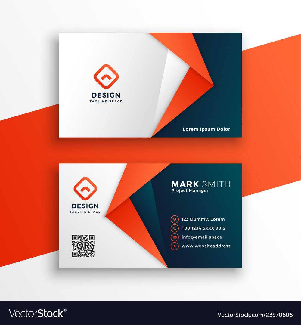 Professional Business Card Template Design Pertaining To Designer Visiting Cards Templates