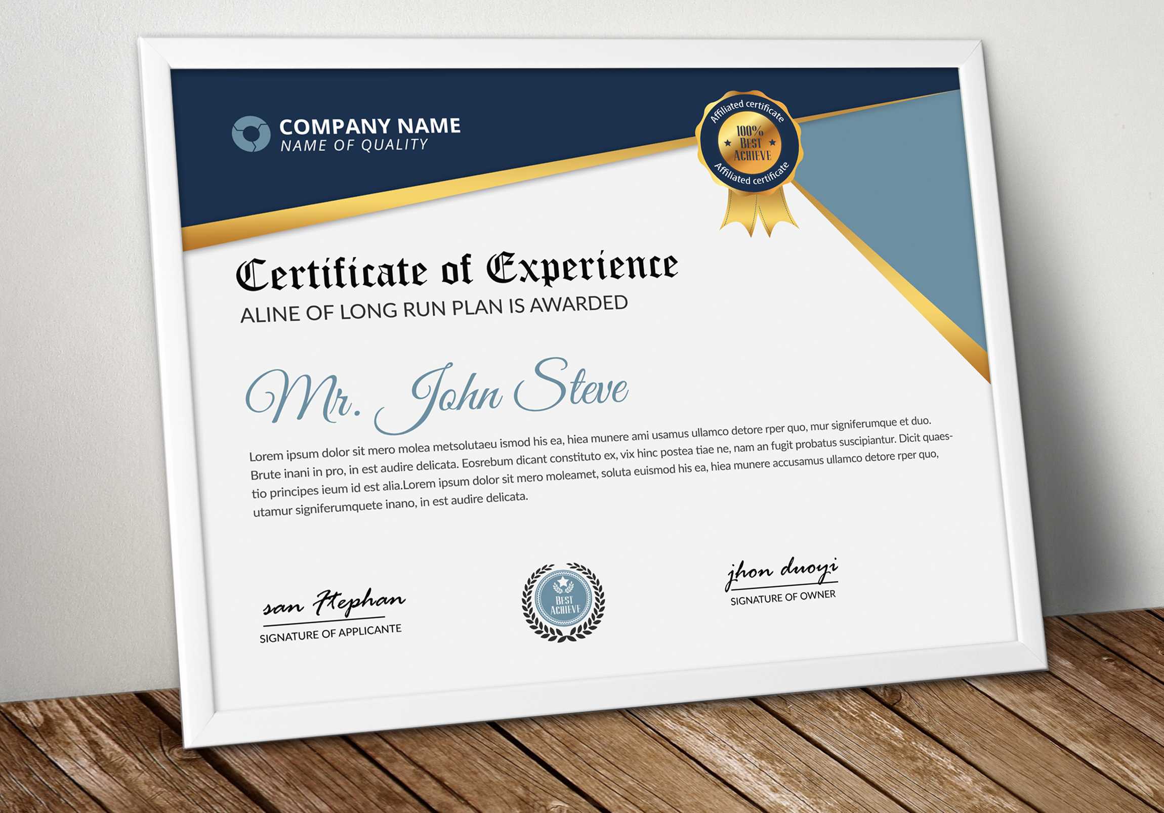 Professional Certificatetemplate Word – Vsual Intended For High Resolution Certificate Template