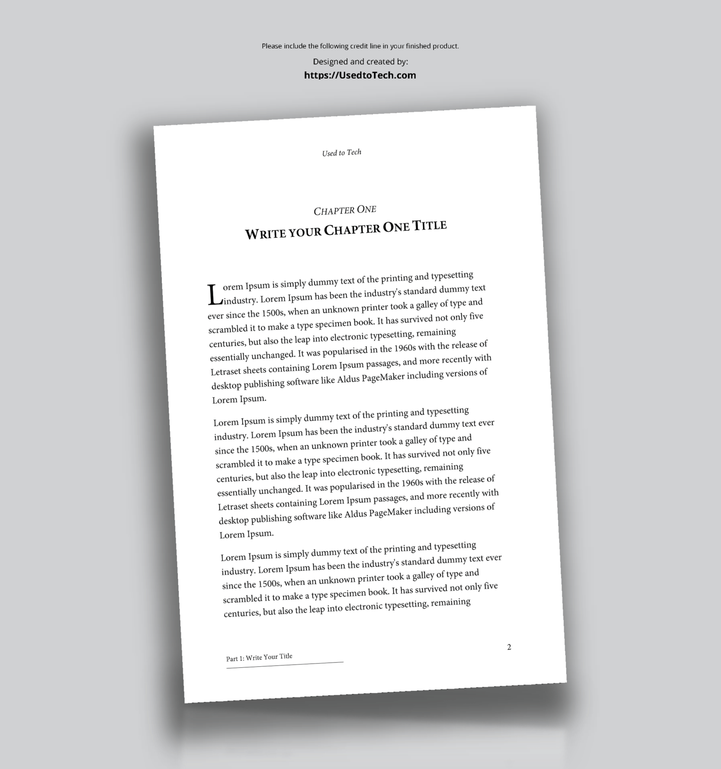 Professional Looking Book Template For Word Free Used To Tech For Professional Looking Book Template For Word Free Used To Tech For