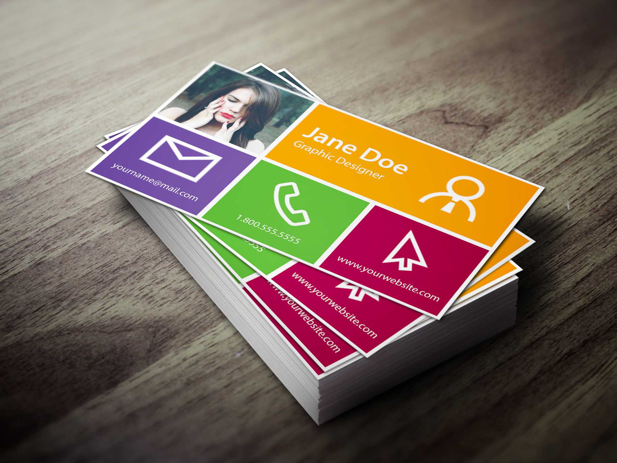 Professional Looking Photoshop Business Card Template Ideas Within Professional Name Card Template