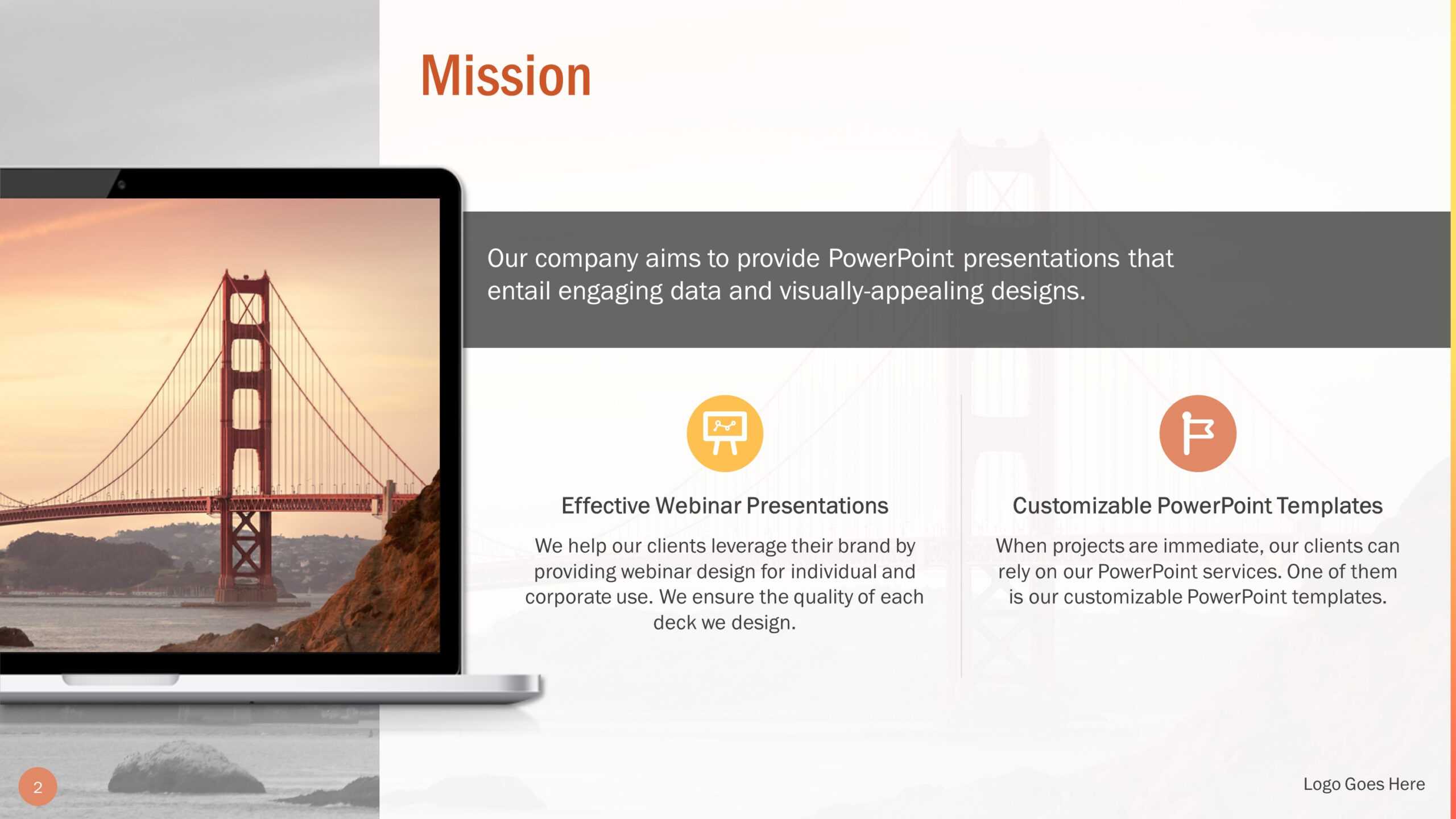 Professional Our Mission Slide Bundle For Powerpoint Pertaining To Webinar Powerpoint Templates