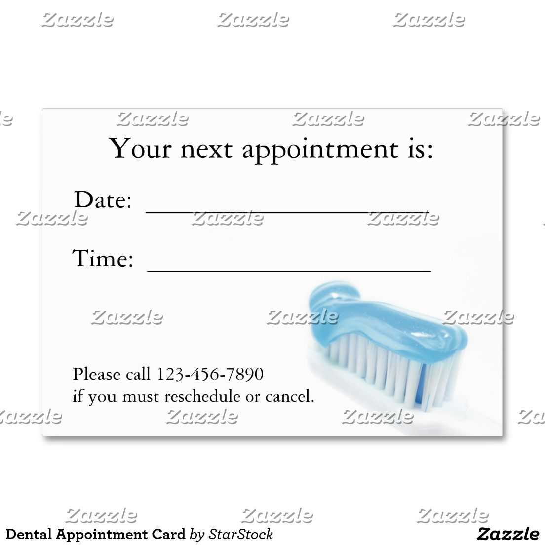 Dentist Appointment Template
