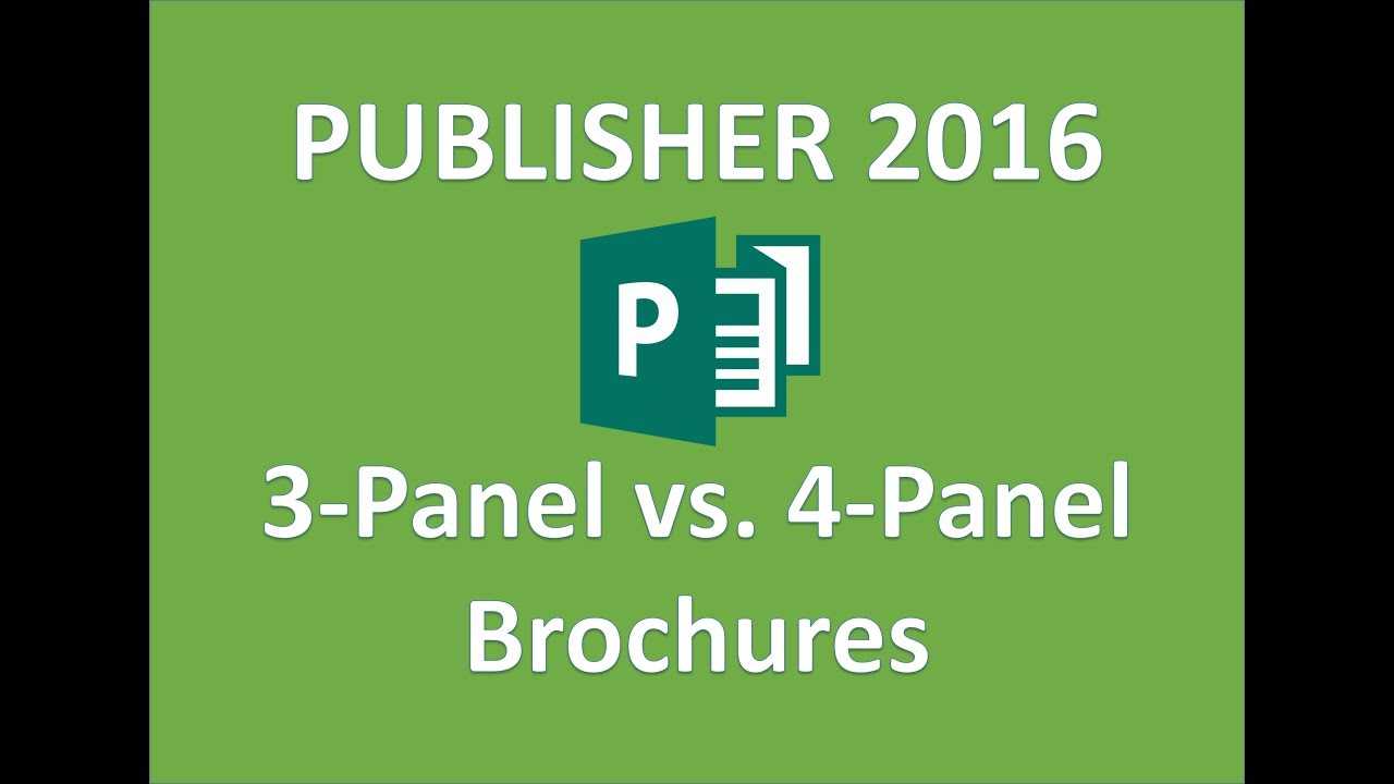 Publisher 2016 – Brochures – How To Make A Brochure In Microsoft Office 365  Tutorial – Create On Ms Inside Free Template For Brochure Microsoft Office