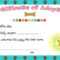 Puppy Party Adoption Certificate Printable | Puppy Party With Toy Adoption Certificate Template