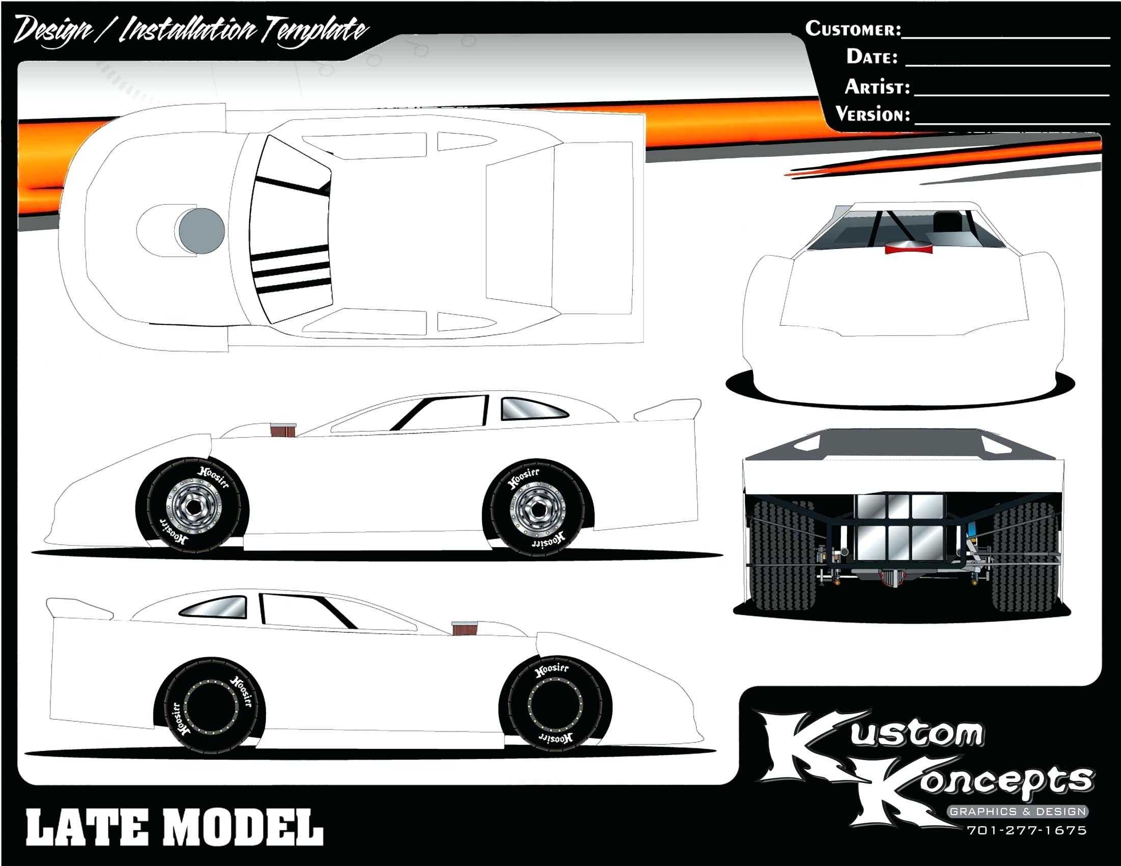 Race Car Template – Wepage.co Throughout Blank Race Car Templates