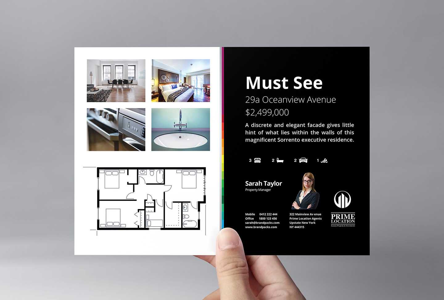 Real Estate Flyer Template In Psd, Ai & Vector – Brandpacks Intended For Real Estate Brochure Templates Psd Free Download