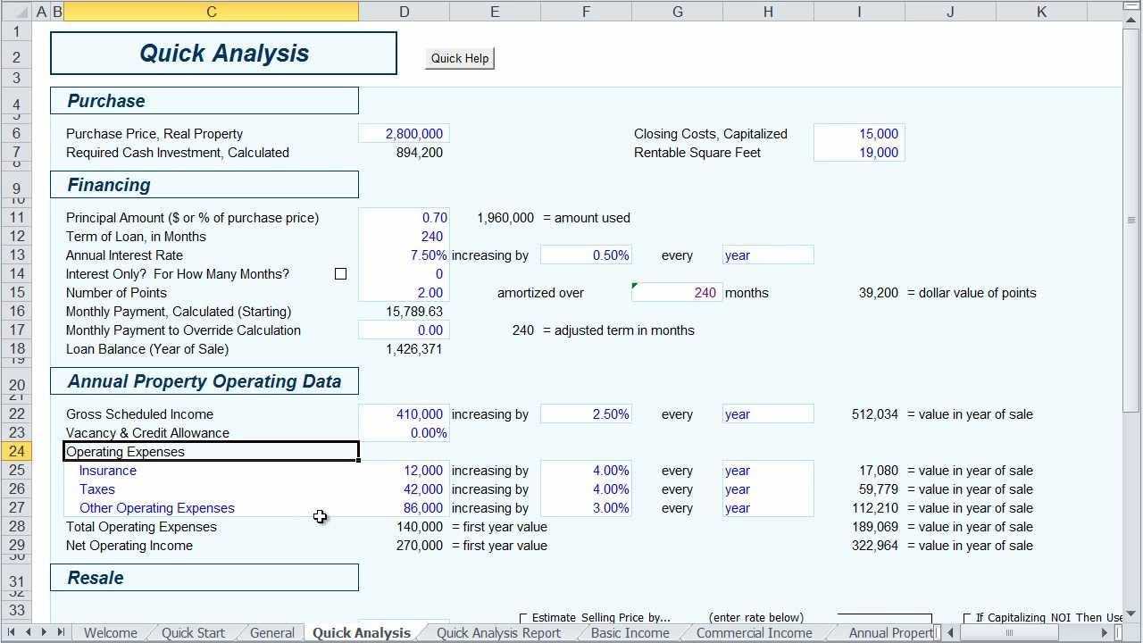 Real Estate Investment Analysis, Video #1: The Quick Regarding Stock Analysis Report Template
