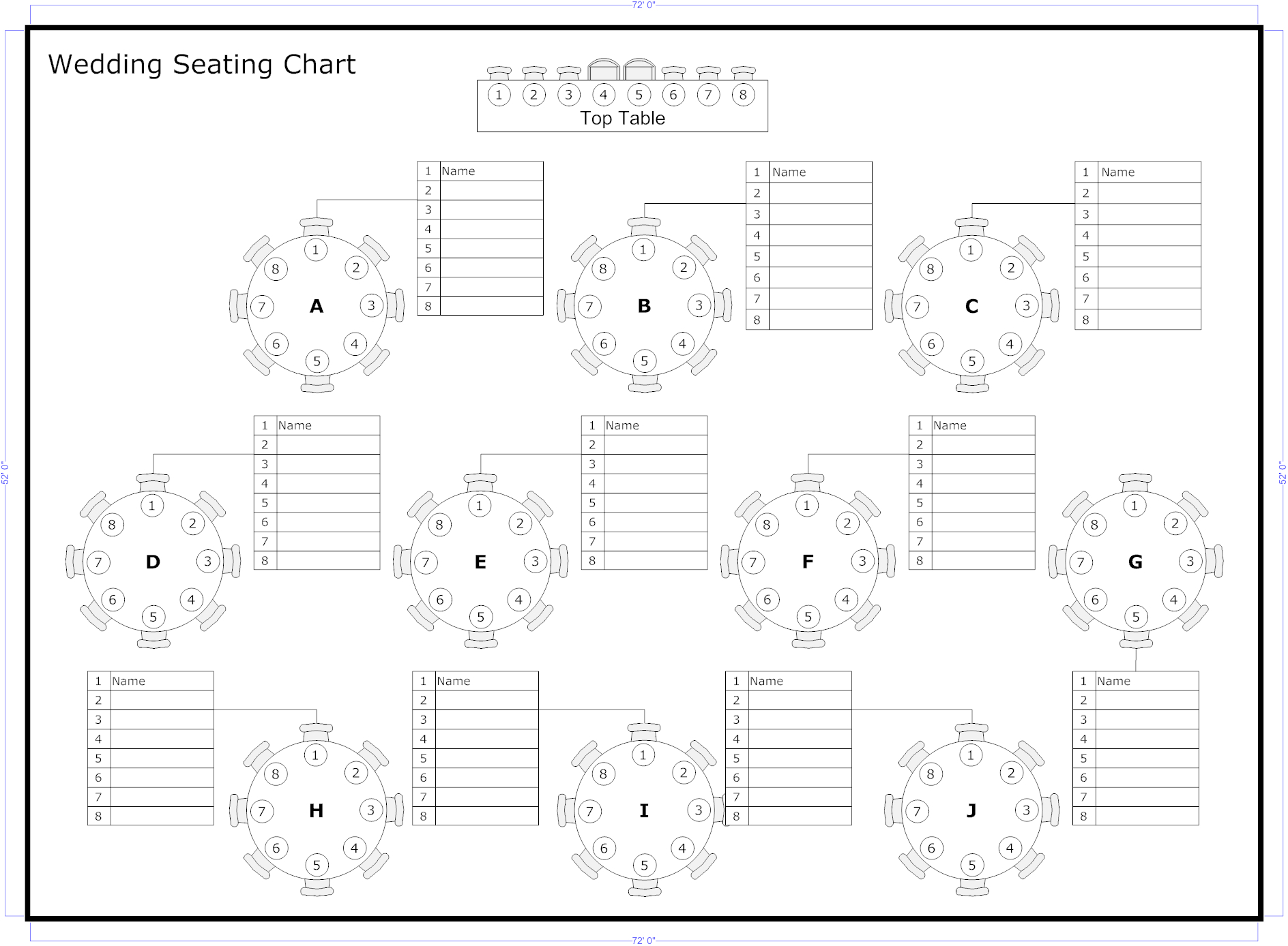 Reception Seating Charts 101 In 2019 | Seating Chart Wedding Intended For Wedding Seating Chart Template Word