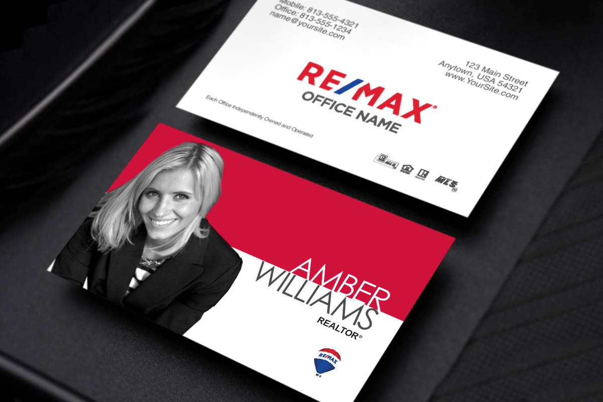 Remax Realtors, Your New Business Card Design Is Here Within Office Max Business Card Template