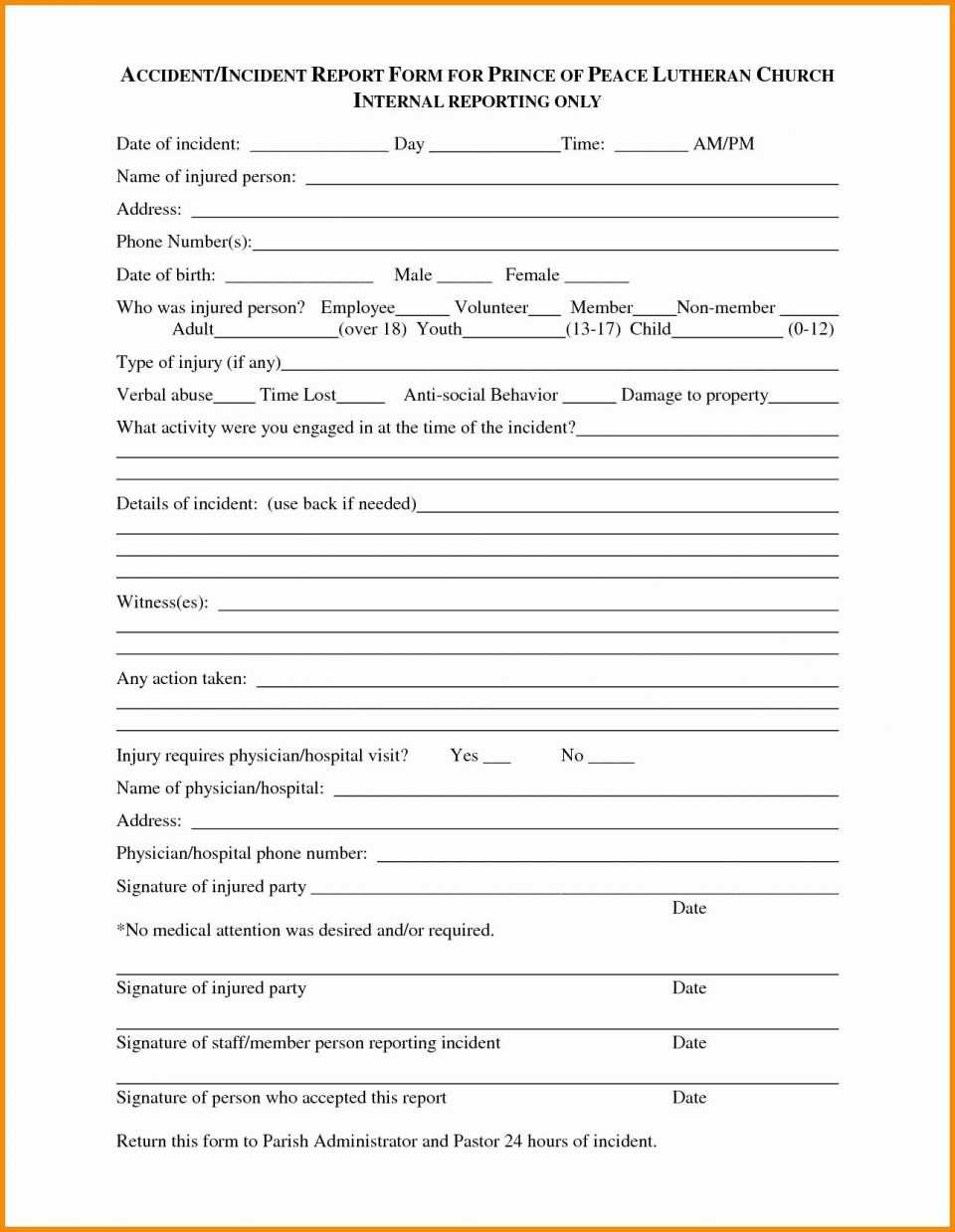 Report Forms Fresh Best S Printable Accident Form Template For Vehicle Accident Report Form Template