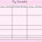 Revision Timetable Template Blank With Blank Revision Timetable Template