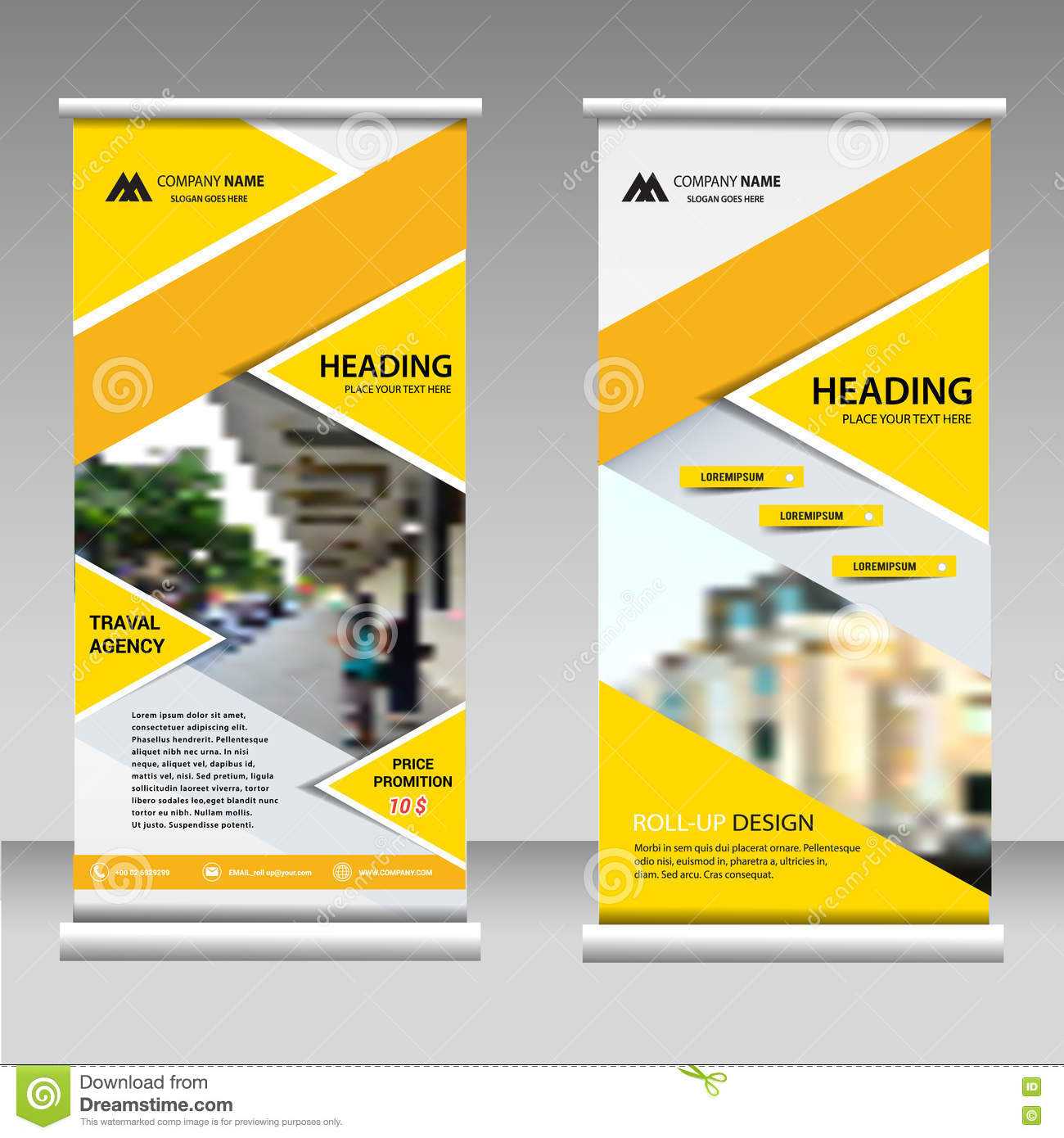 Roll Up Banner Business Design On Background. Stock Pertaining To Vinyl Banner Design Templates