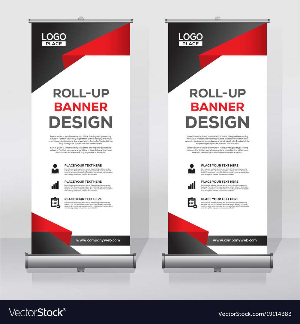 Roll Up Banner Design Print Template Throughout Pop Up Banner Design Template