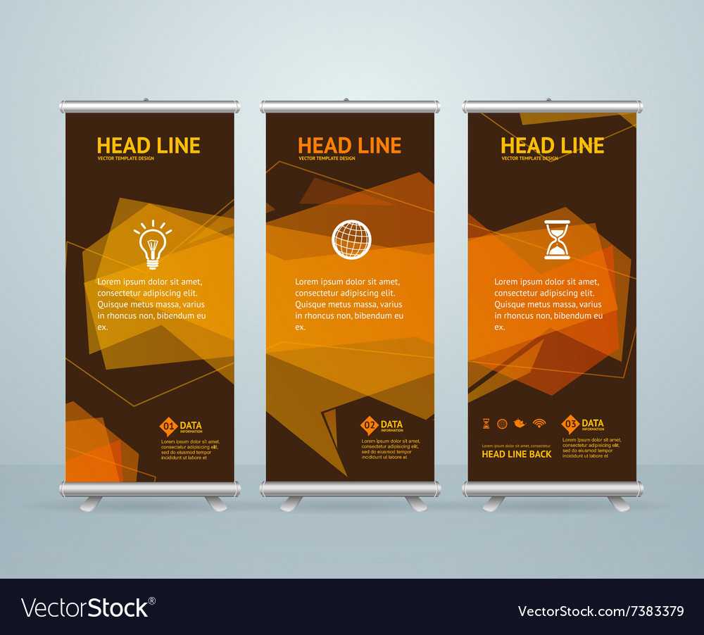 Roll Up Banner Stand Design Template Regarding Banner Stand Design Templates