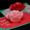 Rose Flower Pop Up Card Template In Pop Out Heart Card Template