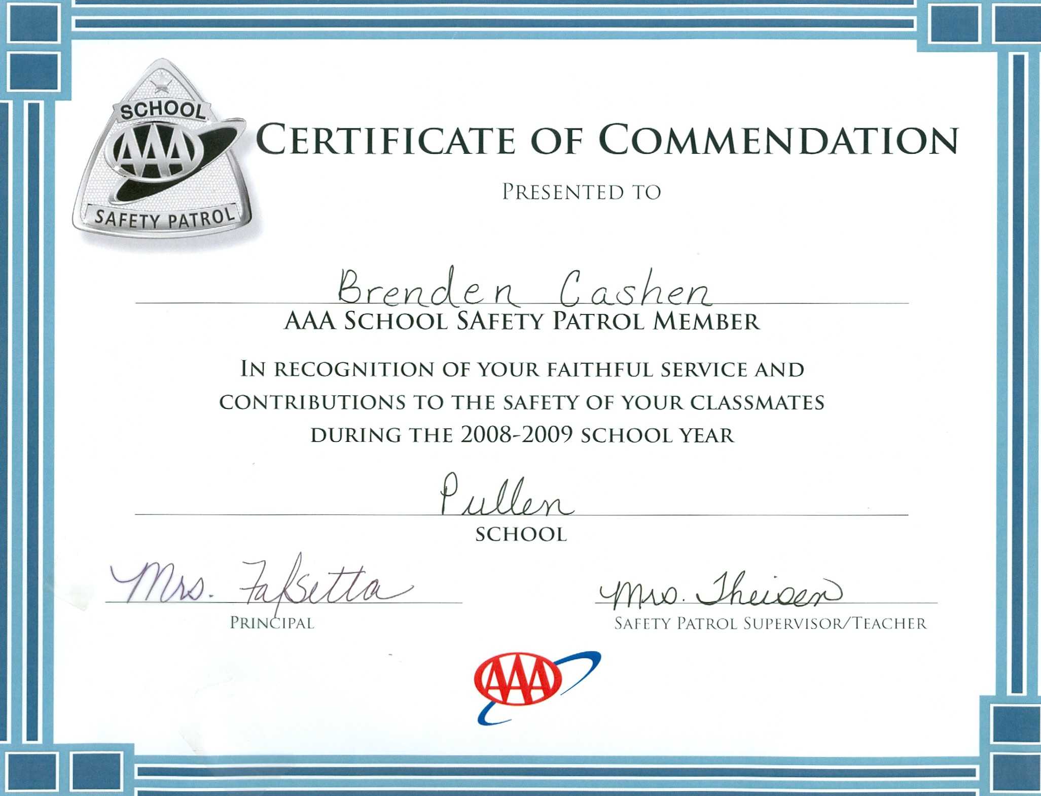 Safety Award Certificate Template Free | Sample Customer Regarding Safety Recognition Certificate Template