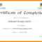 Sample Certificate Of Acceptance And Completion Templates Inside Certificate Of Acceptance Template