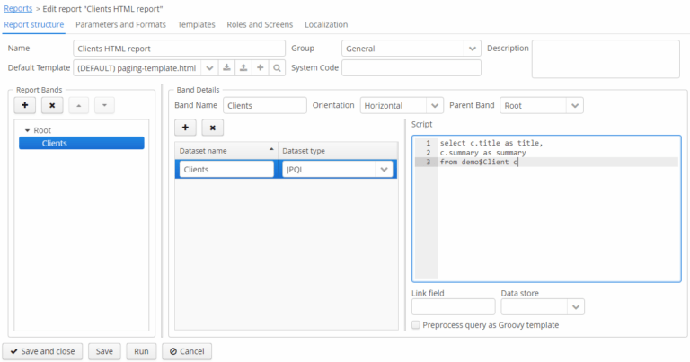 Html Report Template