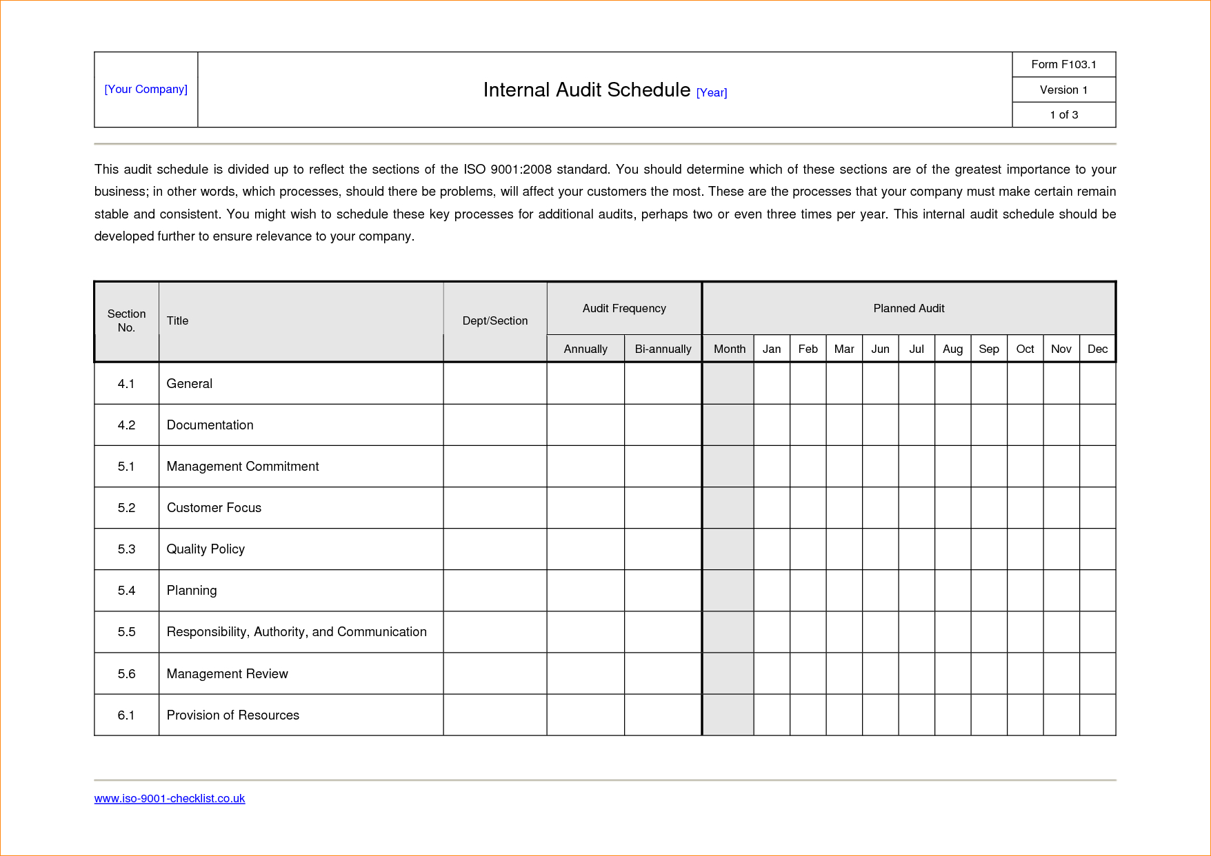 Sample Internal Audit Report Template Call Center Floor For Internal Audit Report Template Iso 9001