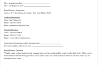 Sample Rental Inspection Report | Being A Landlord, Home throughout Property Management Inspection Report Template