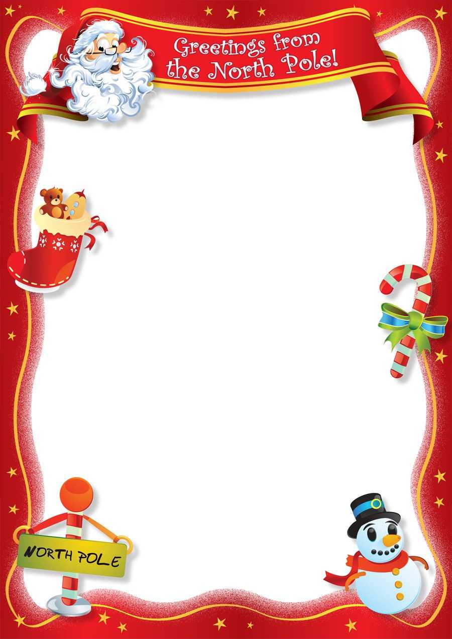 Santa Blank Lettersangrafix | Santa Letter Template Regarding Christmas Note Card Templates