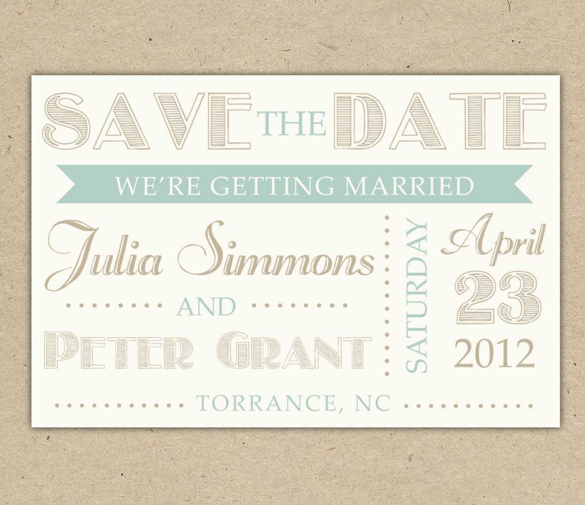 Save The Date Cards Templates For Weddings With Save The Date Cards Templates
