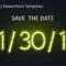 Save The Date Powerpoint Template – Atlantaauctionco In Save The Date Powerpoint Template