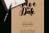 Save The Date Templates For Word [100% Free Download] for Save The Date Template Word