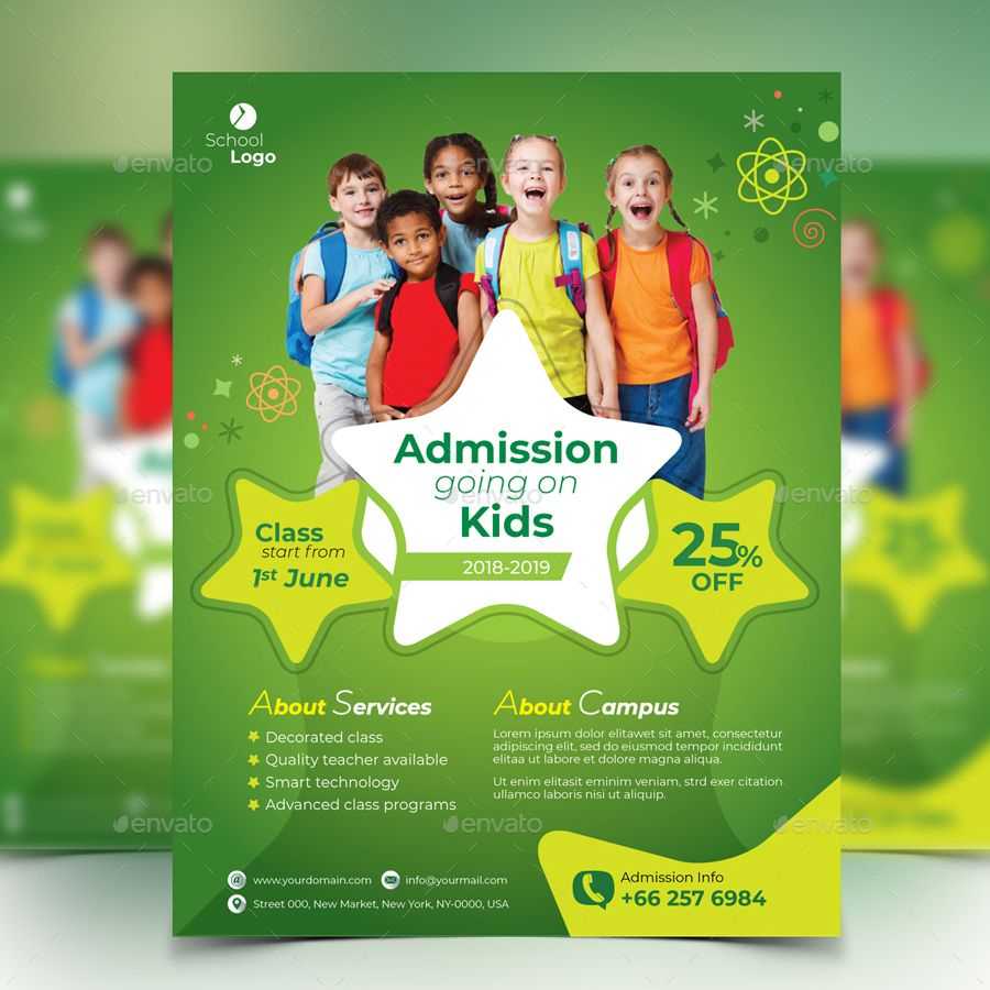 School Flyer | School Brochure, School, Food Poster Design With Regard To Play School Brochure Templates