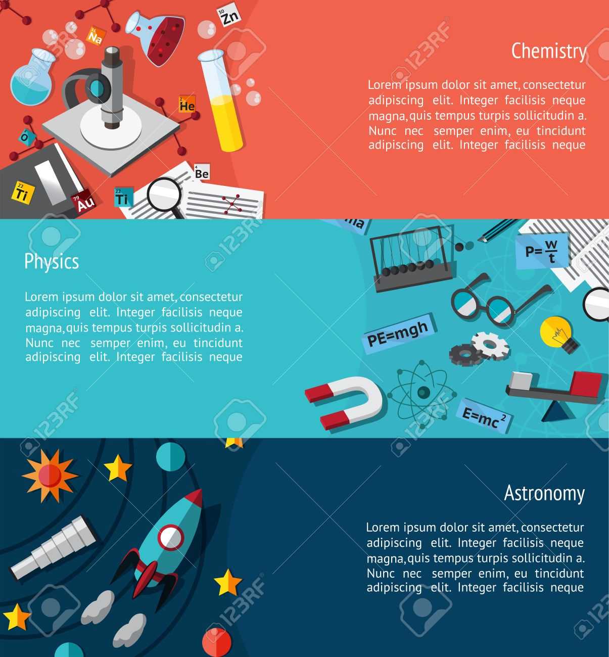 Science Education Infographic Banner Template Layout Such As.. In Science Fair Banner Template