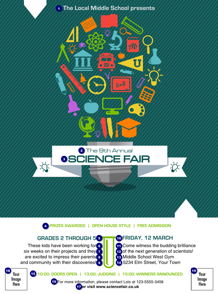 Science Fair Flyer | Science Fair, Science Fair Poster With Regard To Science Fair Banner Template