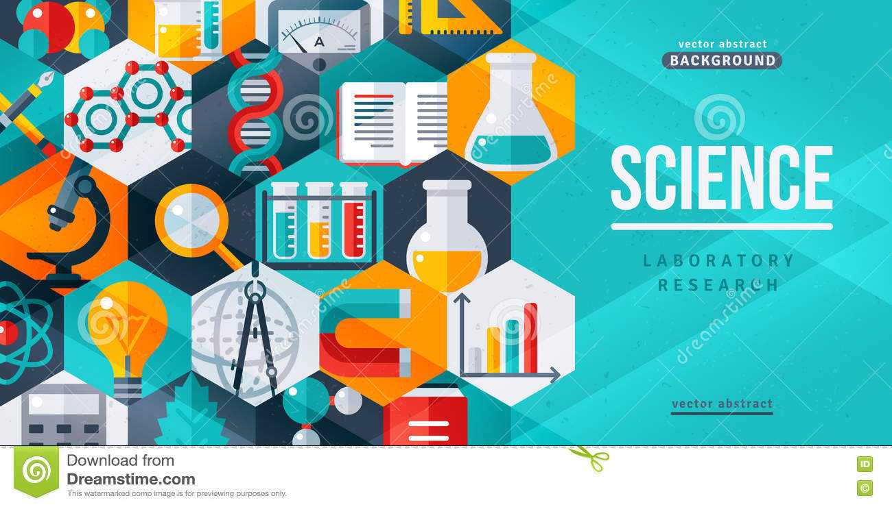 Science Laboratory Research Creative Banner Stock Vector Regarding Science Fair Banner Template