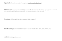 Science Report Outline - - Yahoo Image Search Results | Lab with Science Experiment Report Template