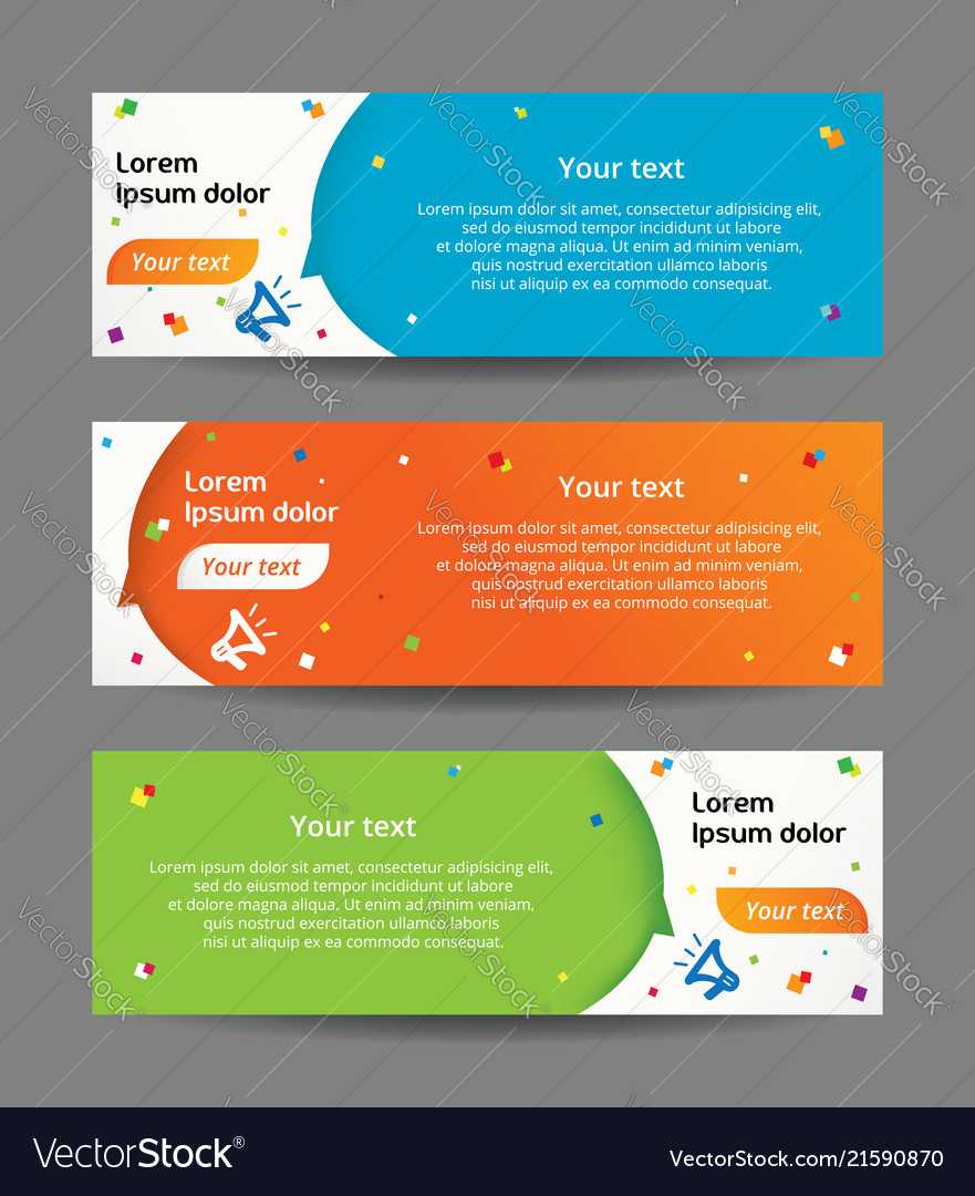 Set Of Web Banner Templates In Free Website Banner Templates Within Free Website Banner Templates Download