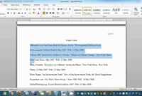 Setting Your Essay To Mla Format In Word in Mla Format Word Template