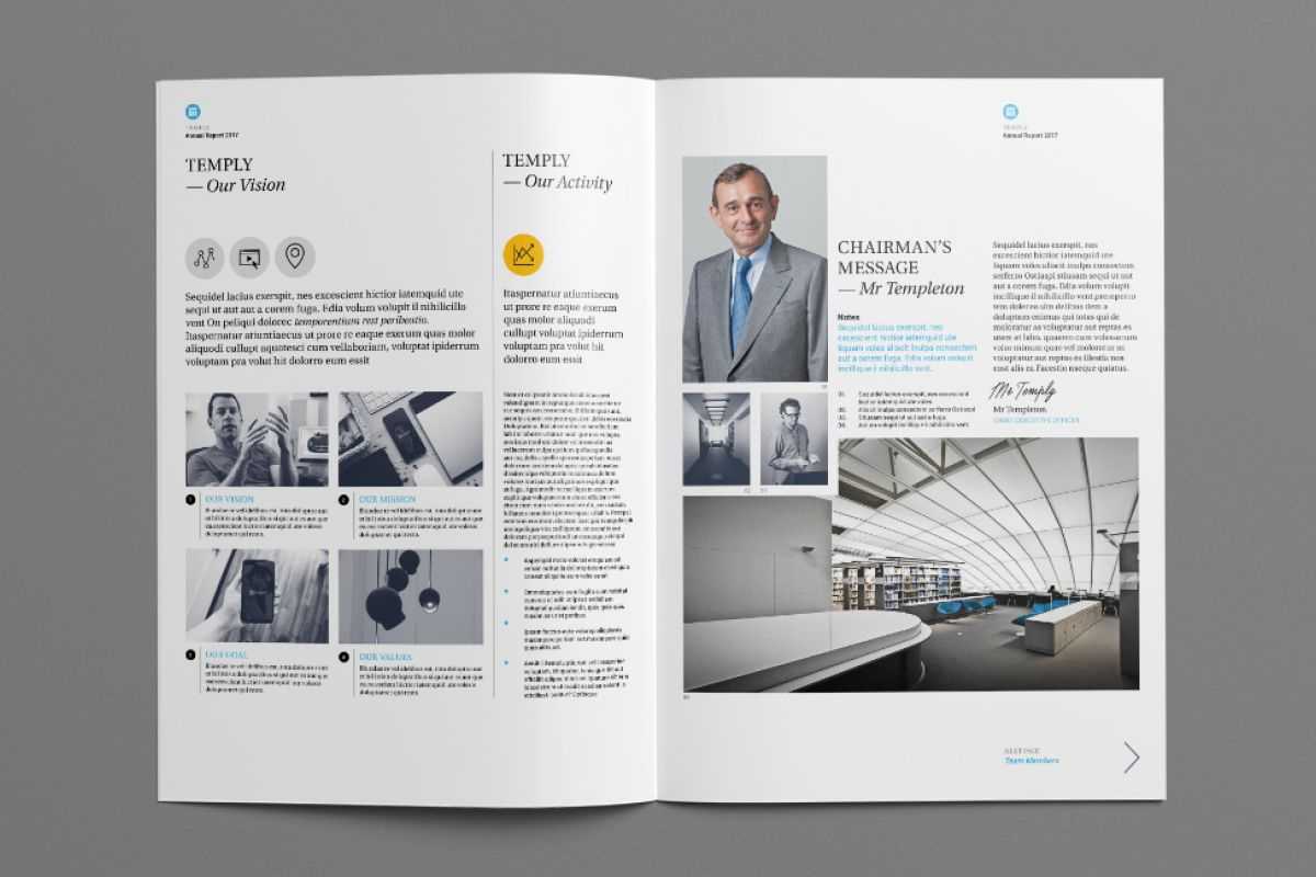 Showcase And Discover Creative Work On The World's Leading Within Chairman's Annual Report Template