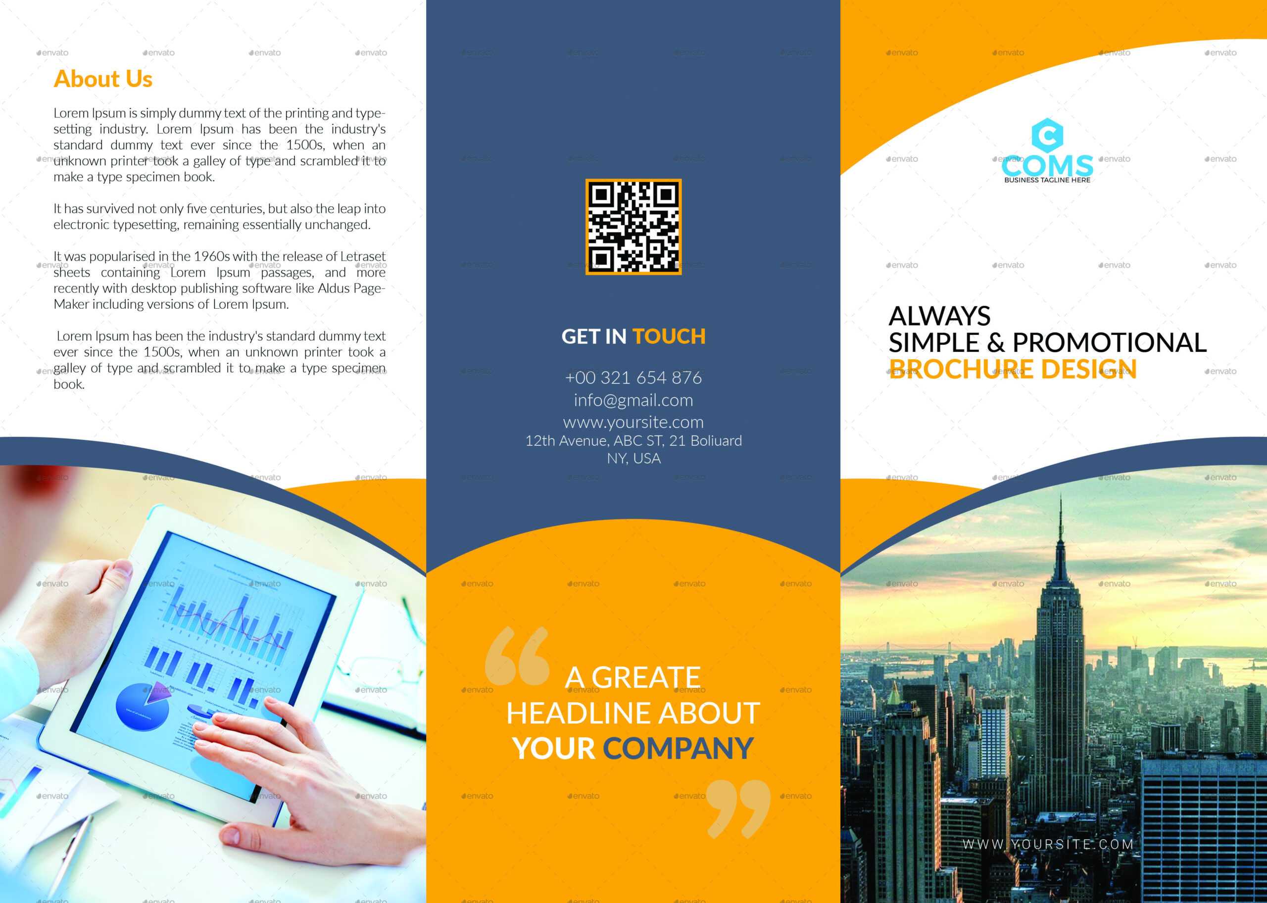 Single Page Brochure Templates Psd - Douglasbaseball.com