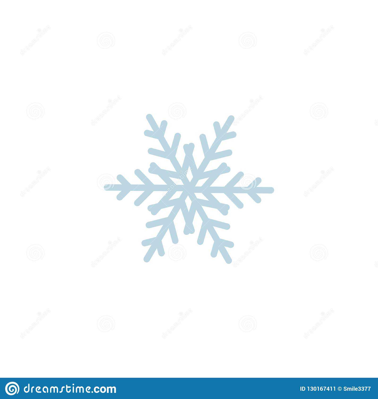 Snowflake Icon. Template Christmas Snowflake On Blank Inside Blank Snowflake Template